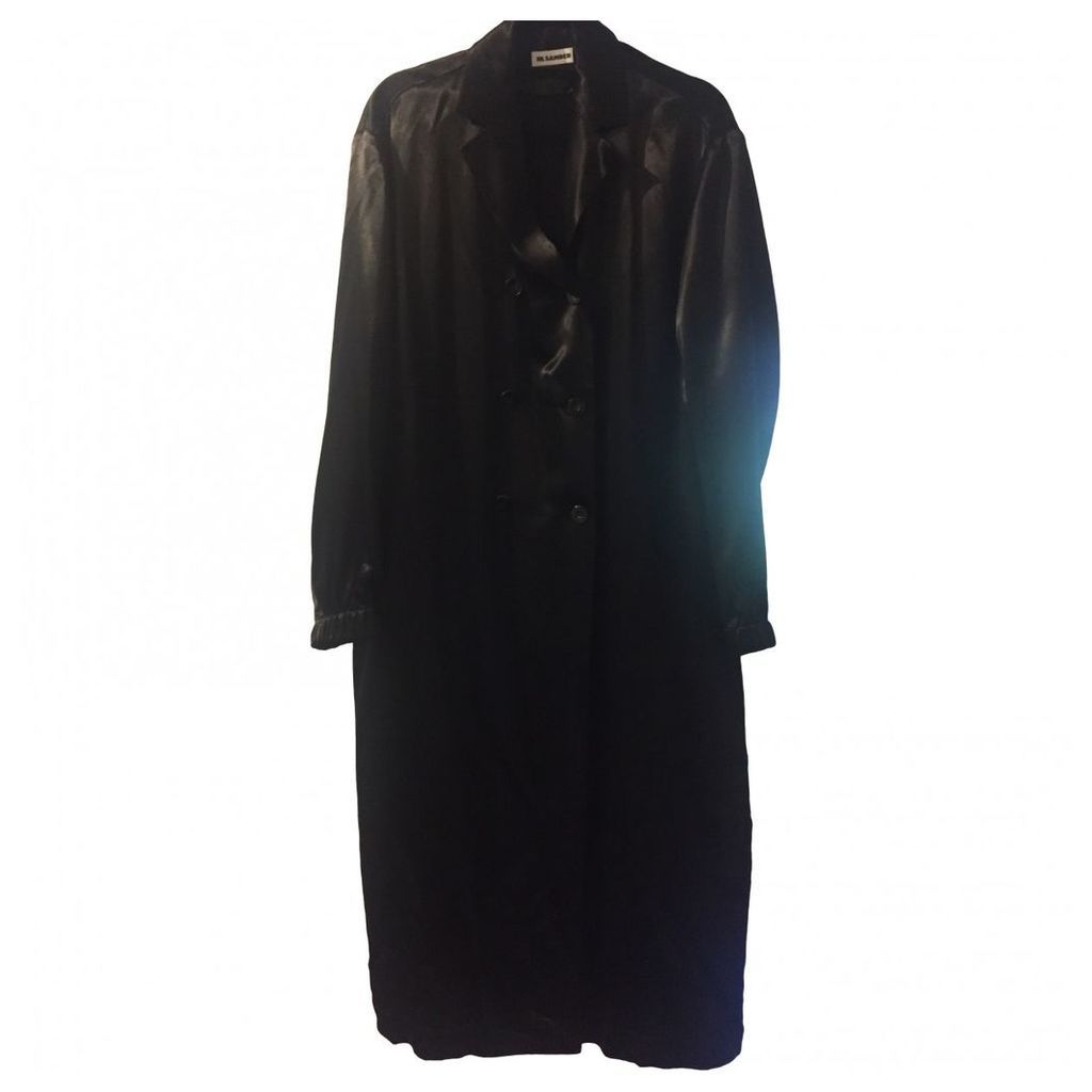 Black Viscose Coat
