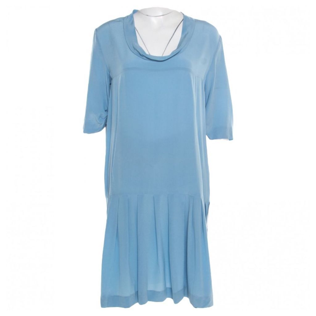 Silk mid-length dress