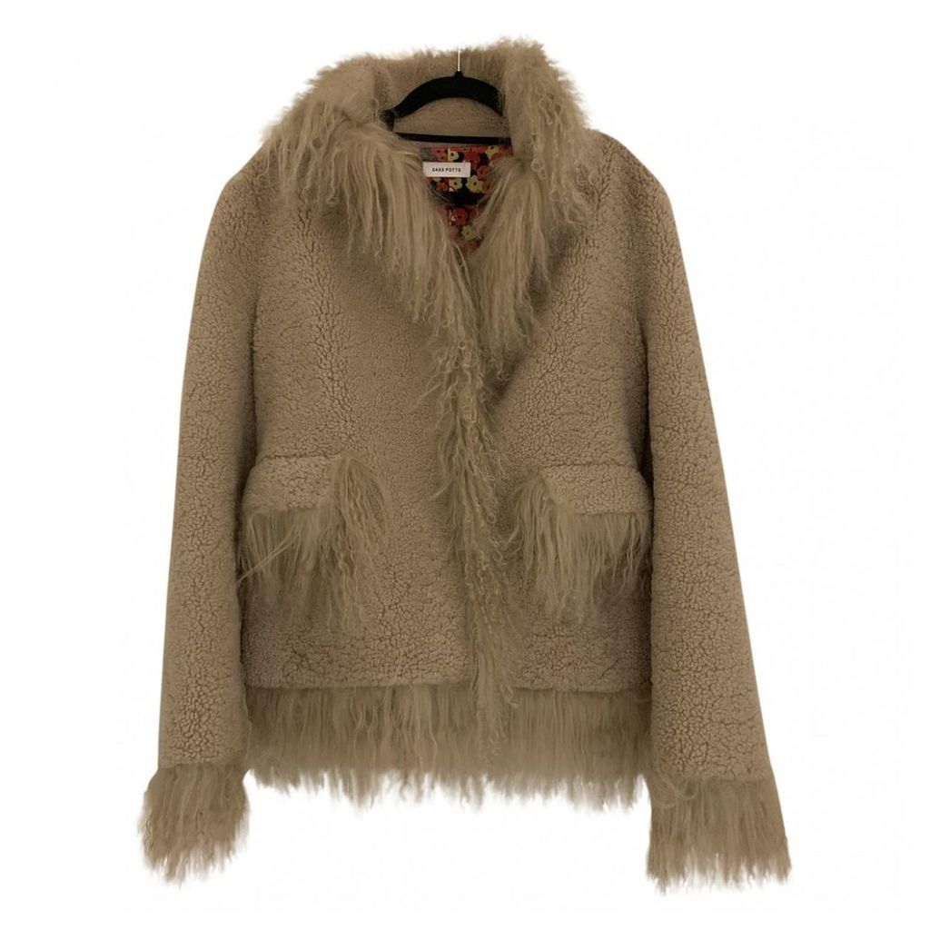 shearling fur coat