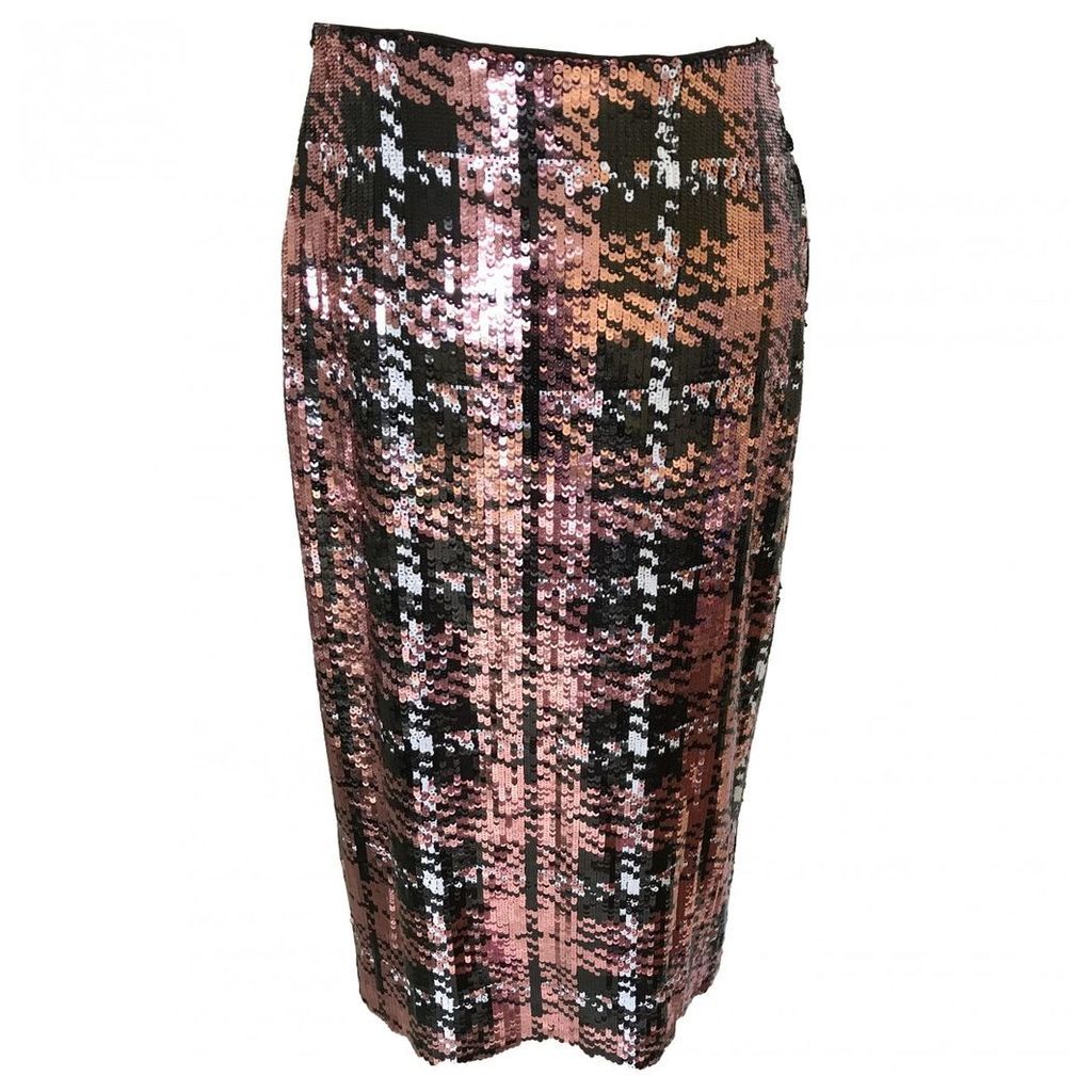 Glitter mid-length skirt