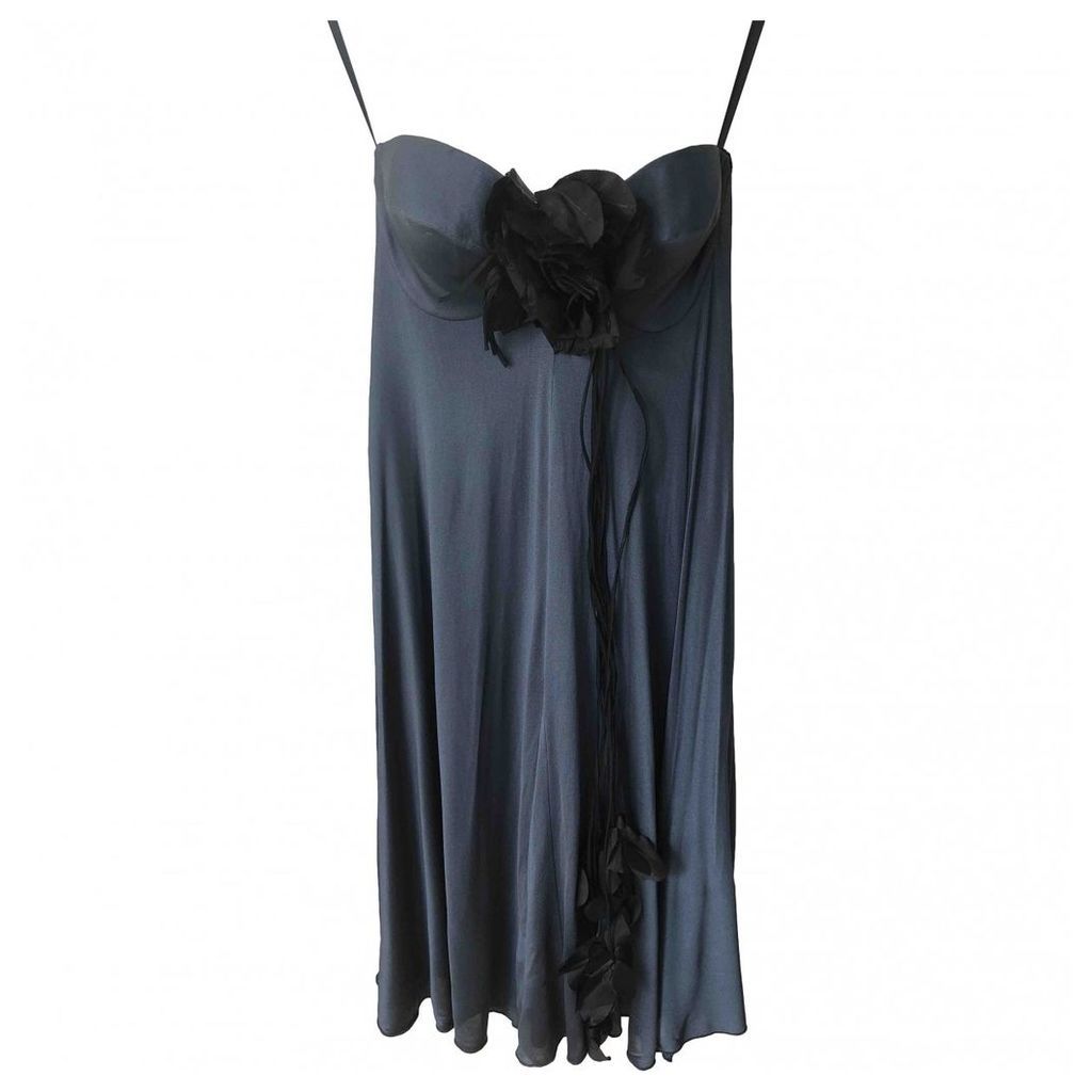 Silk mid-length dress