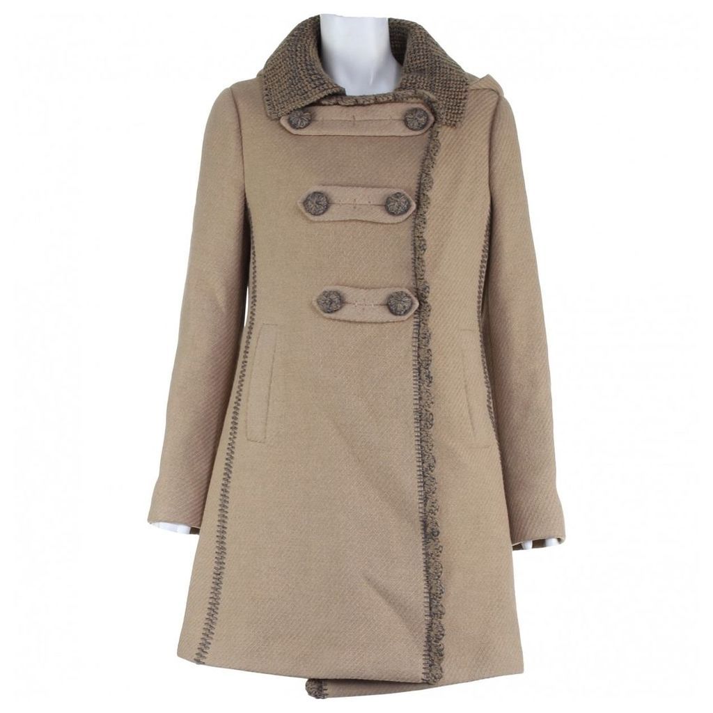 Wool trench coat