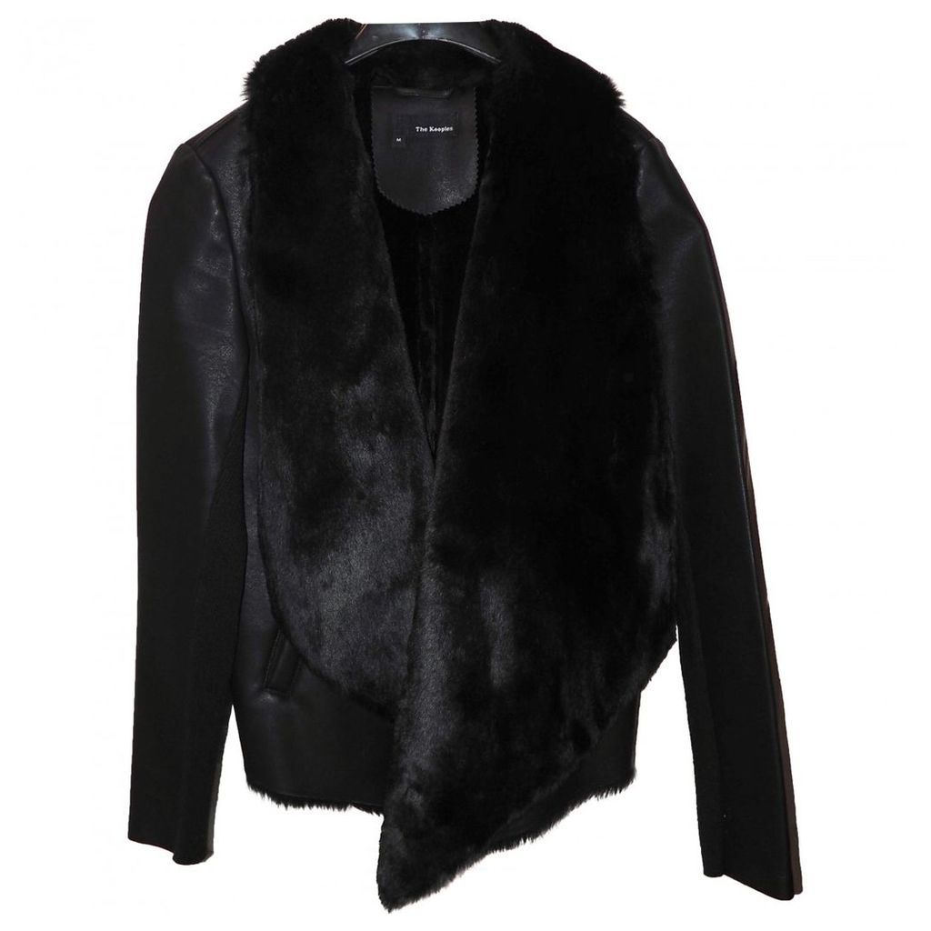 Black Faux fur Coat