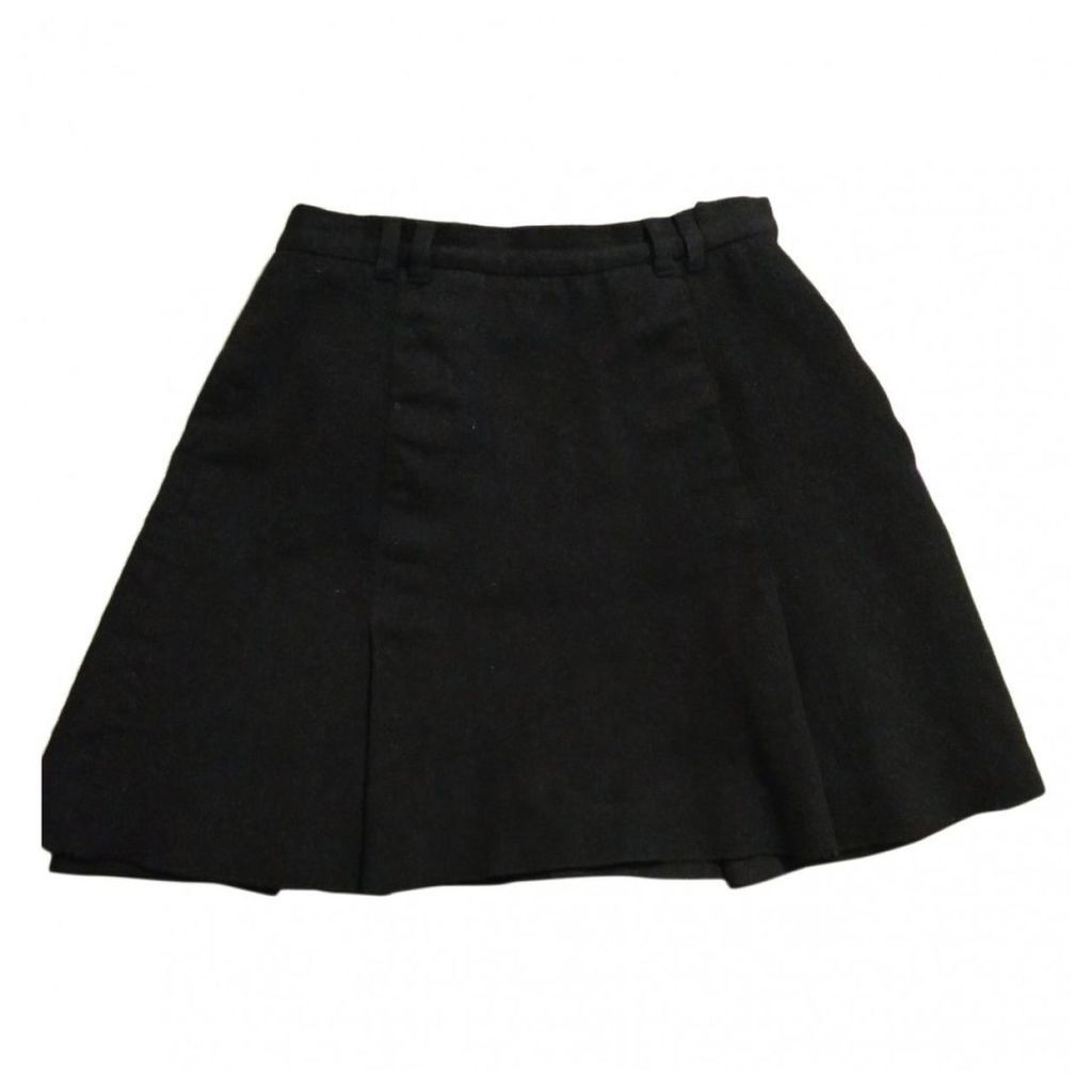 Cashmere mid-length skirt