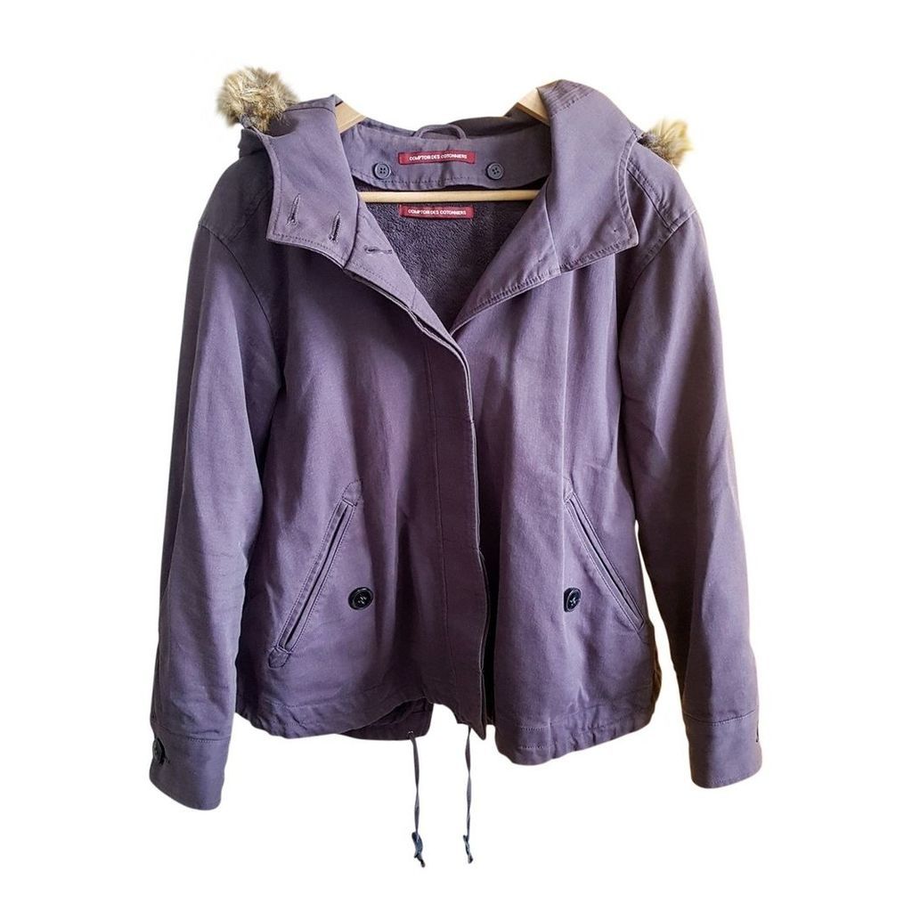 Purple Cotton Coat