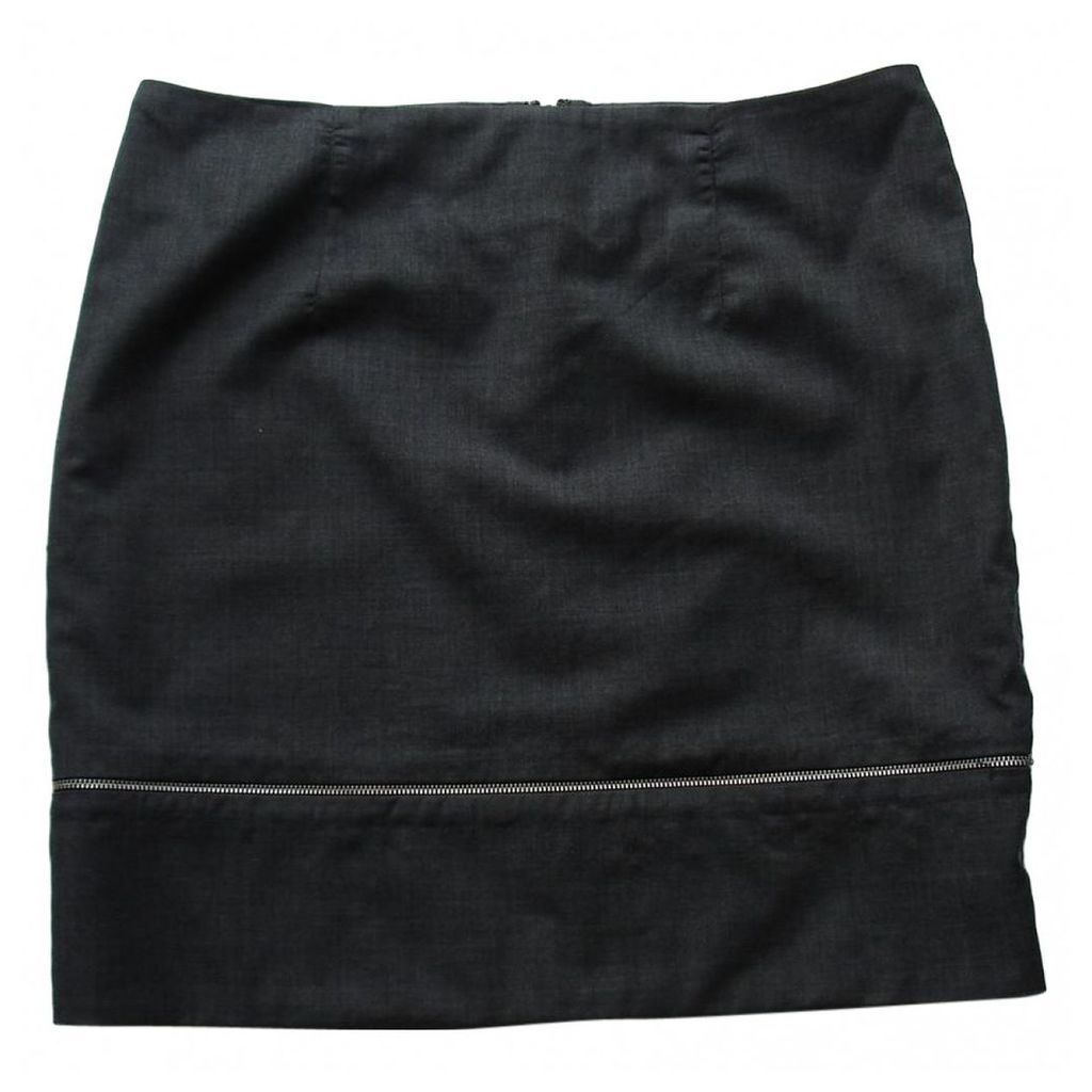 Grey Polyester Skirt
