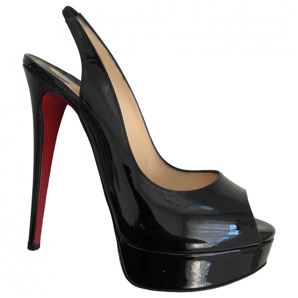 Private Number patent leather heels