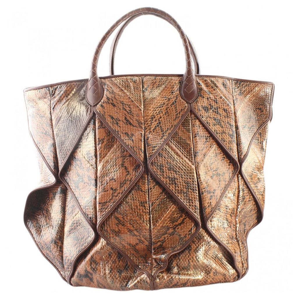 Exotic leathers tote