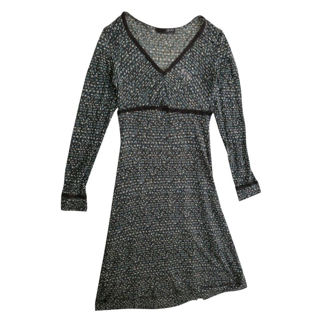 Wool mid-length dress