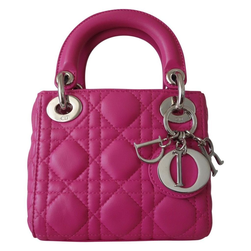 Lady Dior leather handbag