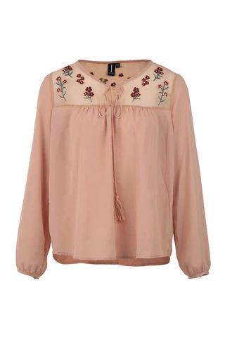 Embroidered Folk Top