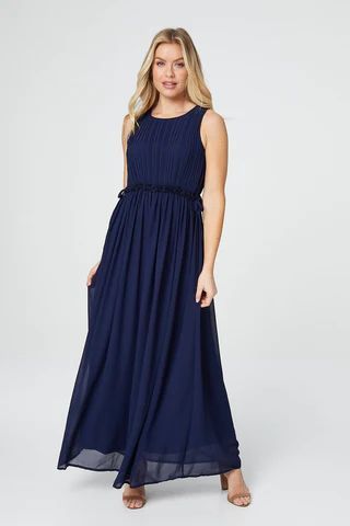 Ruched Bodice Maxi Dress