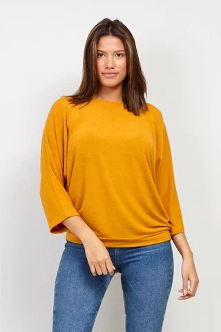 Oversized Button Detail Top