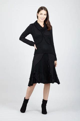 Ruched Knitted Dress