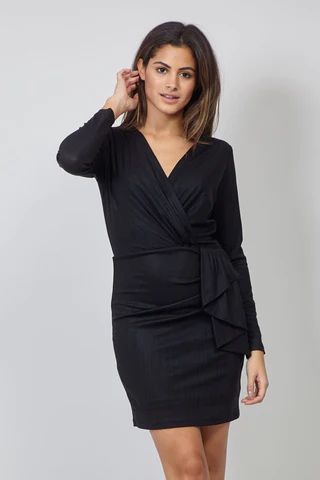 Ruched Front Bodycon Dress