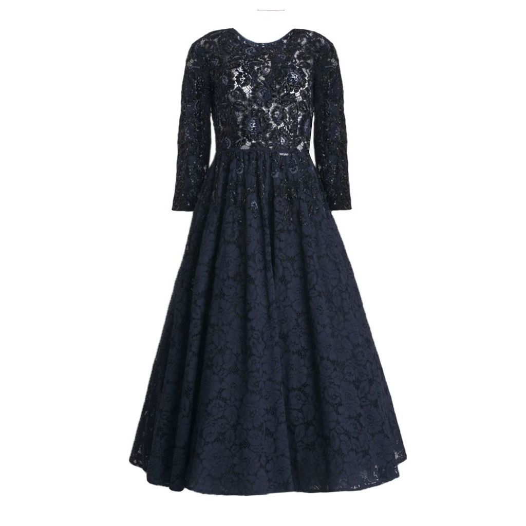 MATSOUR'I - Pauline Lace Dress With Bead Embroidery