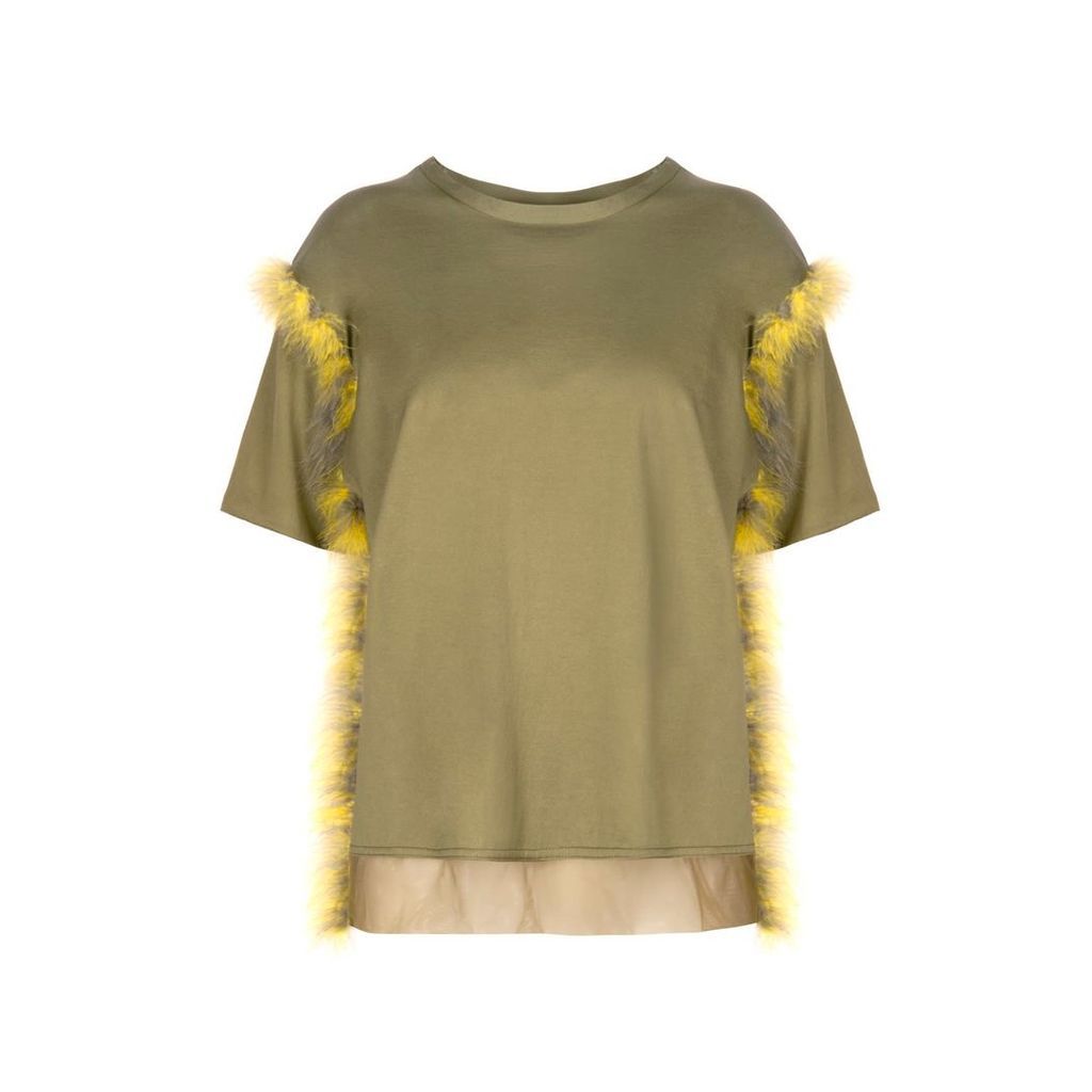 IN. NO - Brooke Tee With Feathers