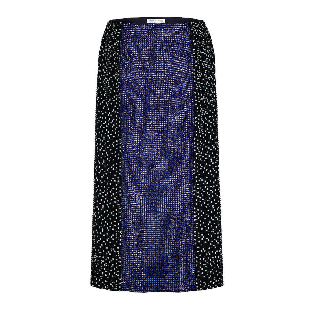 JIRI KALFAR - High Waist Skirt With Preciosa Crystals