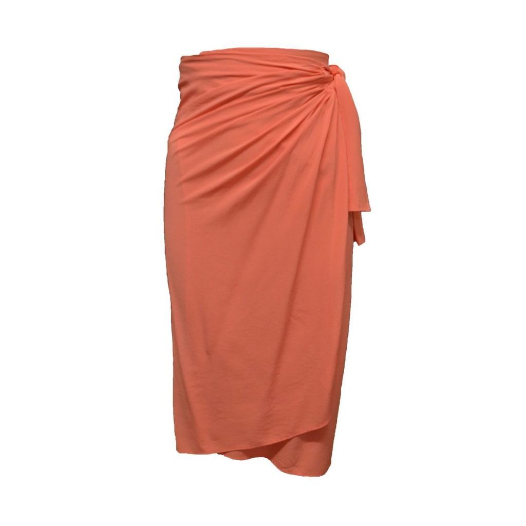 THE AVANT - The Iconic Wrap Skirt In Coral
