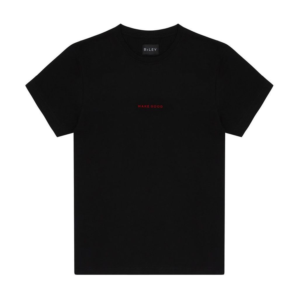 Riley Studio - Make Good Classic T-Shirt in Black