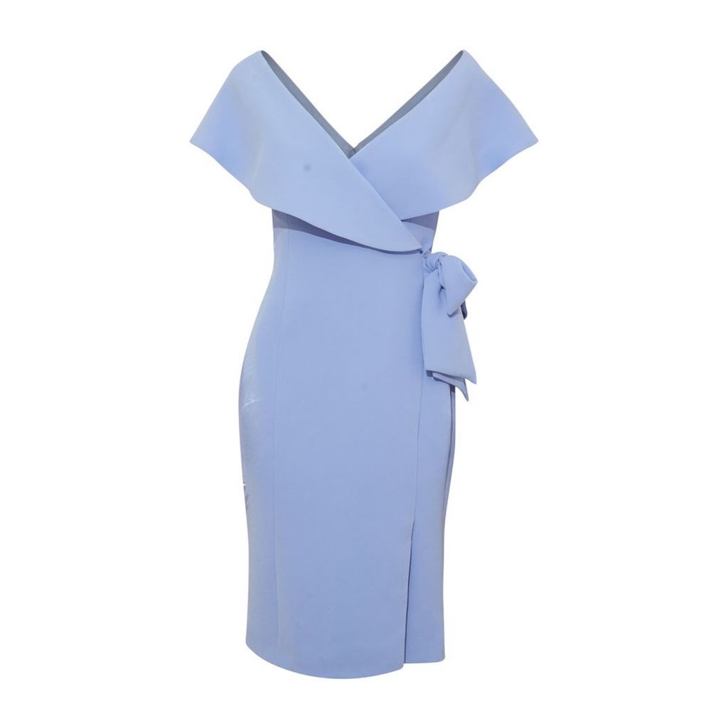 CLAN - Mali Wrap Dress Lavender Blue