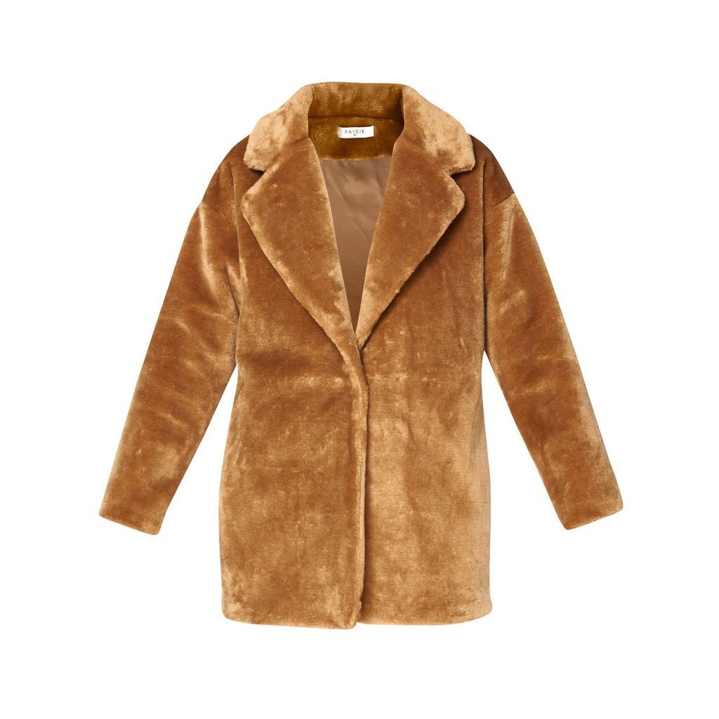 PAISIE - Oversized Soft Teddy Coat