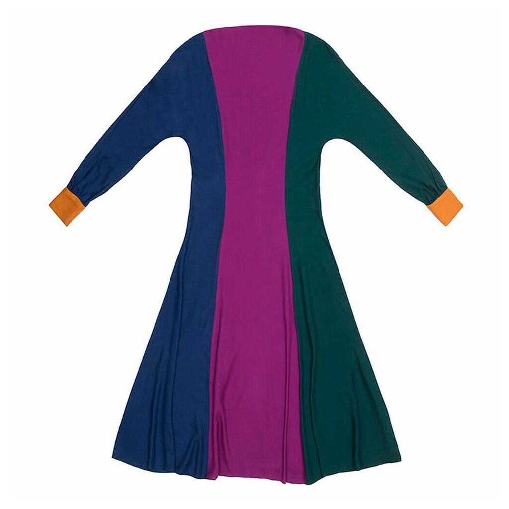 Tomcsanyi - Margit Colour Block Midi Dress