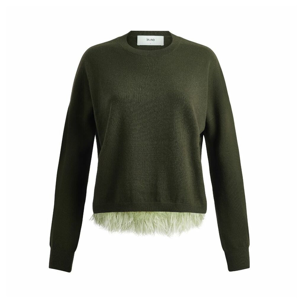 IN. NO - Army Icelyn Feather Sweater
