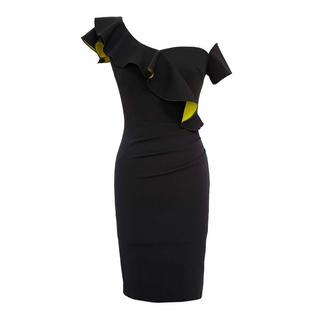 Mellaris - Calypso Dress Black Yellow Contrast