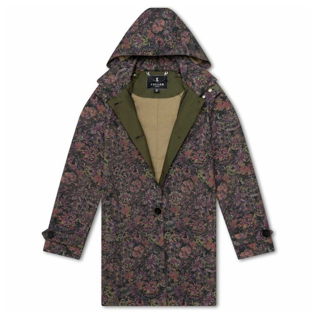 FELLER - Queen Anne Trench Painted Floral