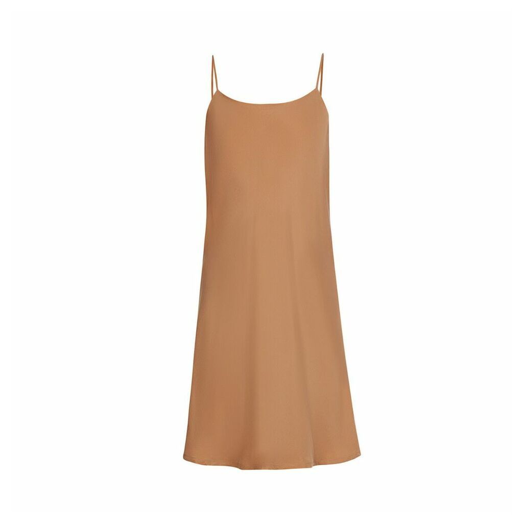 FLOW - Two Sides Mini Slip Dress in Terracotta