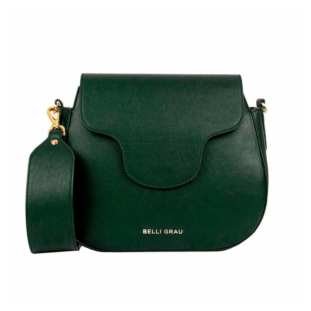 Belli Grau - Elena Handmade Green Leather Handbag