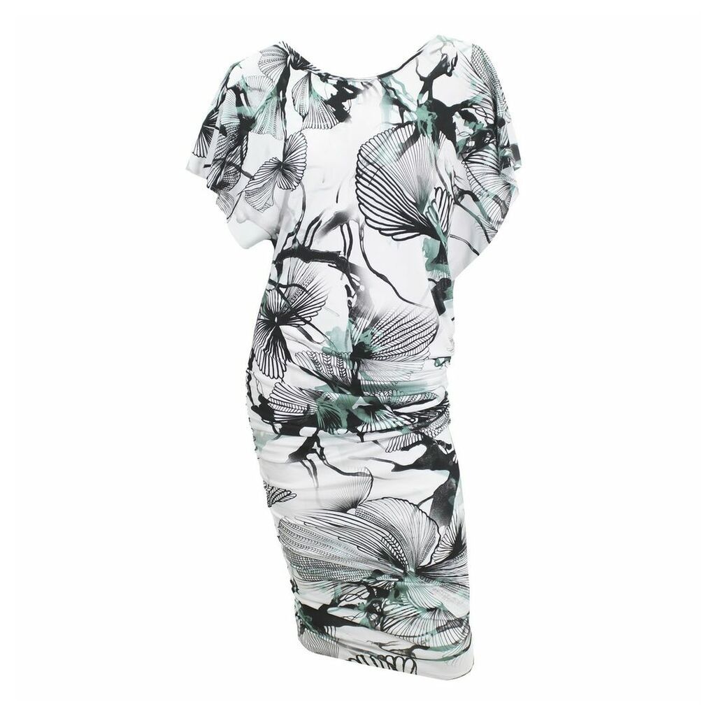 Me & Thee - Double Whammy Print Bamboo V Back Dress