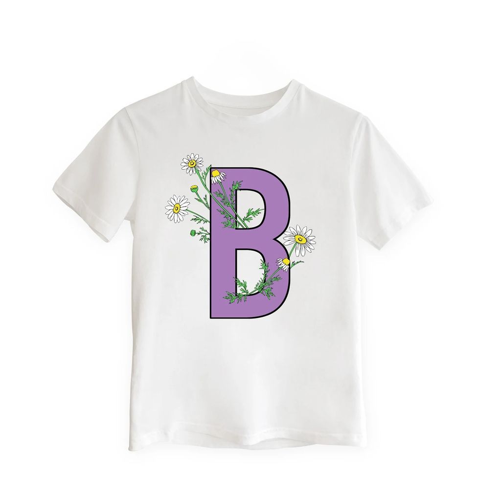 House of Alice - B T-Shirt Lilac White