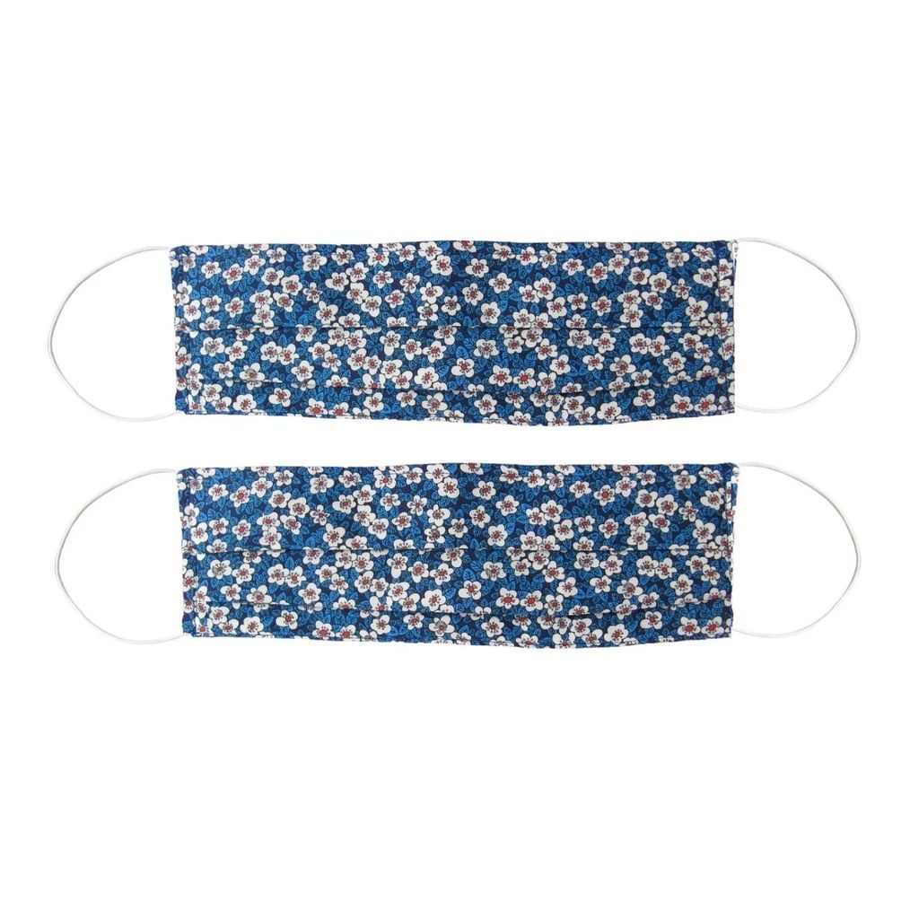 Rumour London - Pack Of 2 Silk Face Masks With Integrated Filter In Liberty Fabric In Small Floral Print
