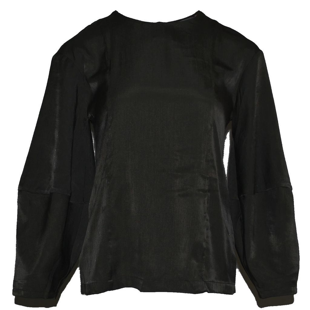 SALIENT LABEL - Kimble Lantern Sleeve Long Sleeves Blouse In Anthracite