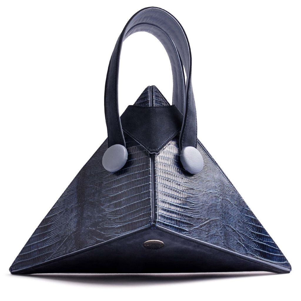 OSTWALD Finest Couture Bags - Prisma Masterpiece In Navy Blue & Mid Blue