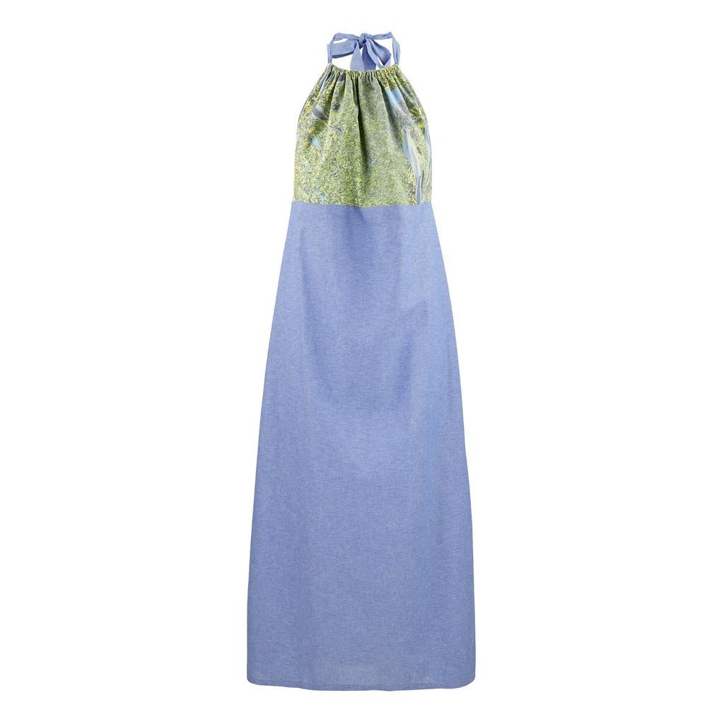 COCOOVE - Tallulah Halter Maxi Dress In Cotton