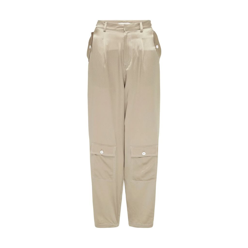 Silk Laundry - Low Pocket Pants Aluminium