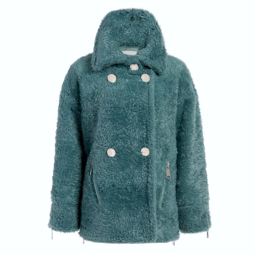 N'Onat - Lucy Coat In Teal Green