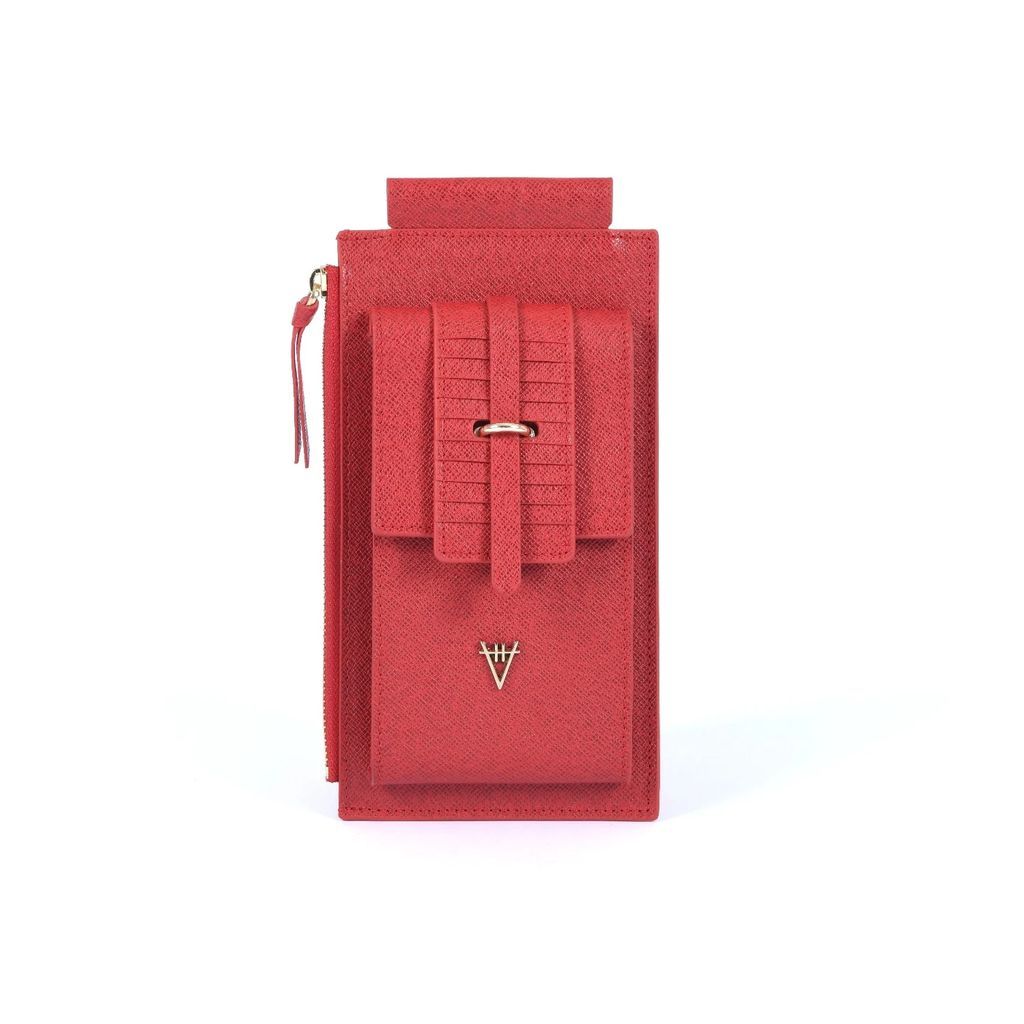 Hiva Atelier - Crossbody Phone Bag Red