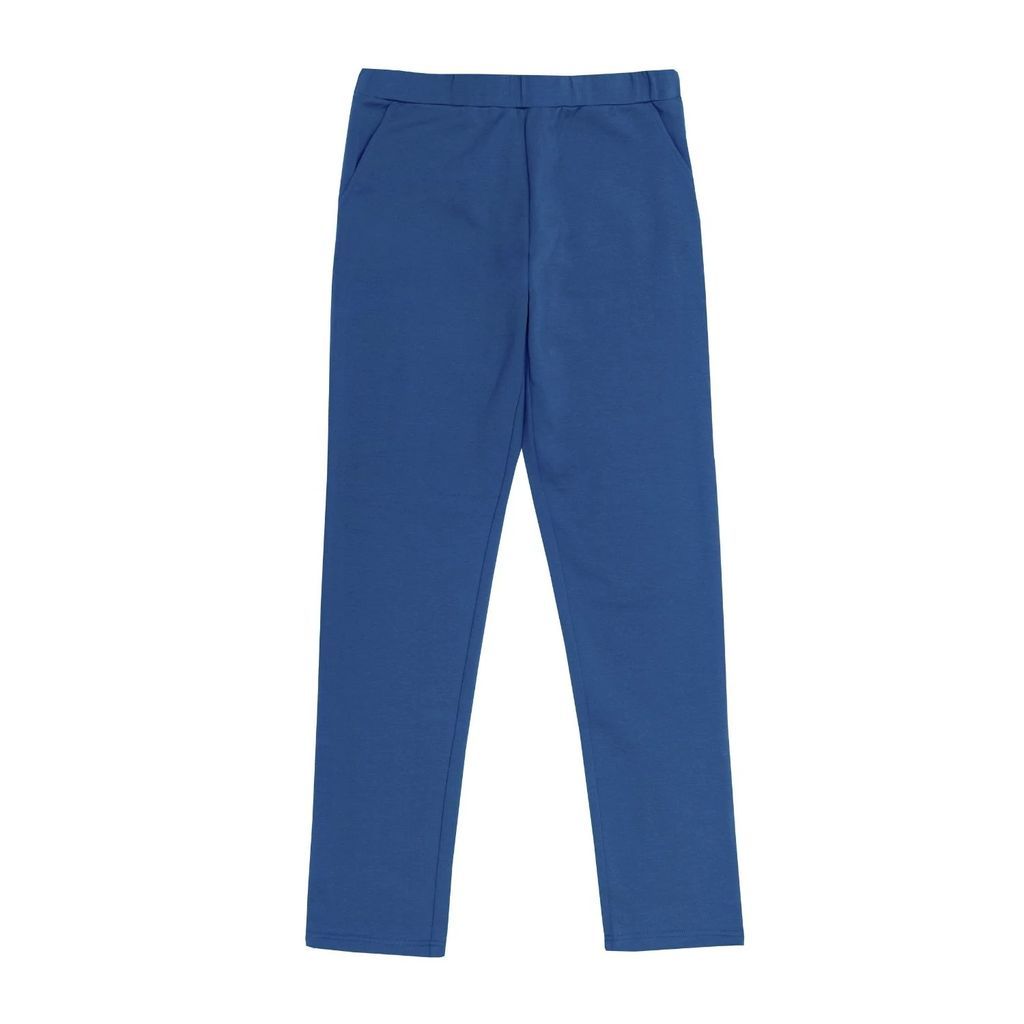 be-with - Classic Soft & Comfortable Fit Fleece Sweatpants For Touches - Jeans Blue