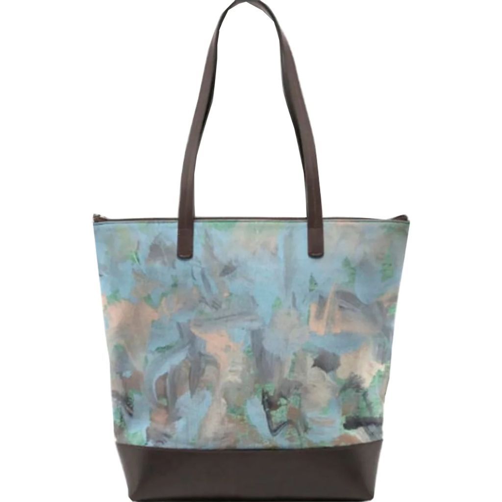 ABStudio Abramovich Patricia - Light Blue Canvas Shoulder Bag