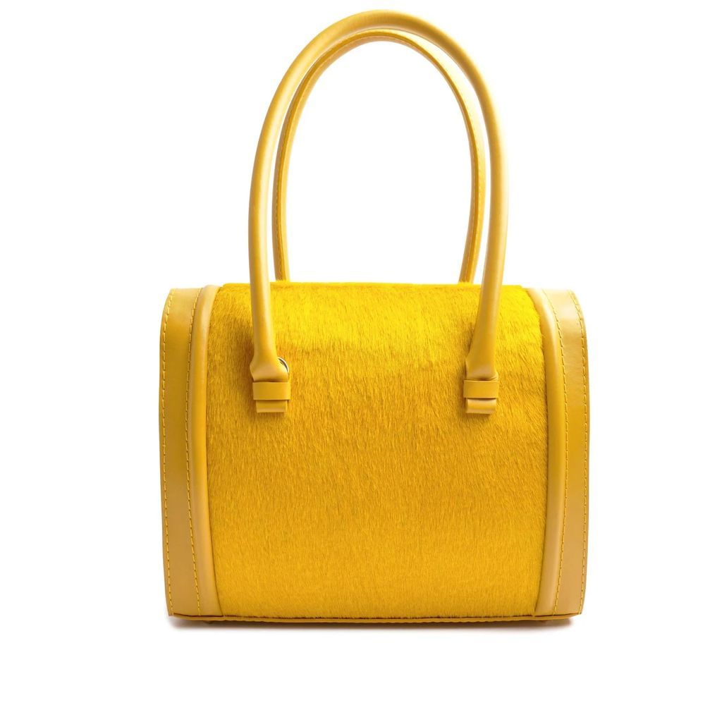 OSTWALD Finest Couture Bags - Case Tote In Senape Yellow