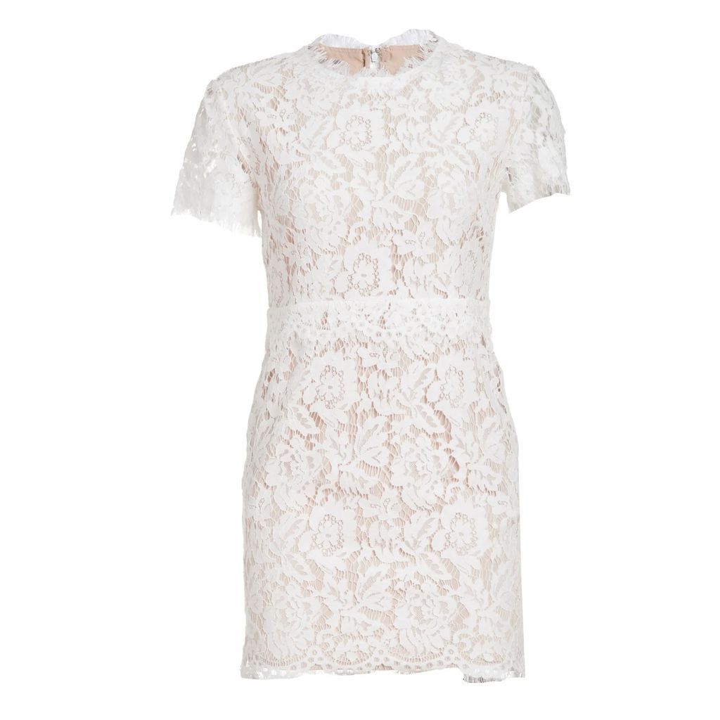 NARCES - Ida Blanc Lace Mini Dress