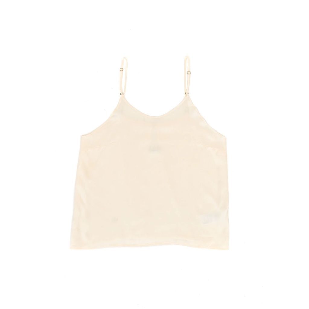 1 People - Kingston Silk Camisole Top In Pearl White