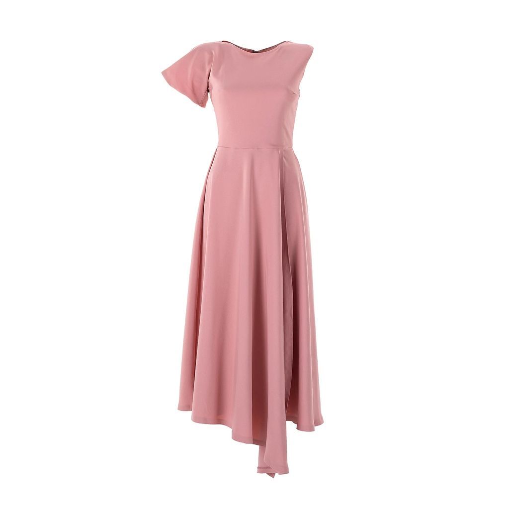 Emelita - Light Rose Maxi Sleeve Shirt Dress