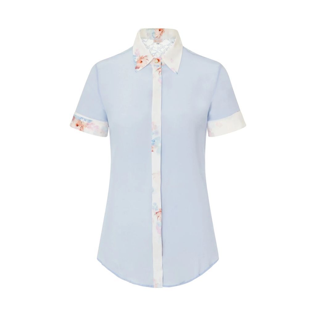 Sophie Cameron Davies - Sky Blue Classic Silk Shirt