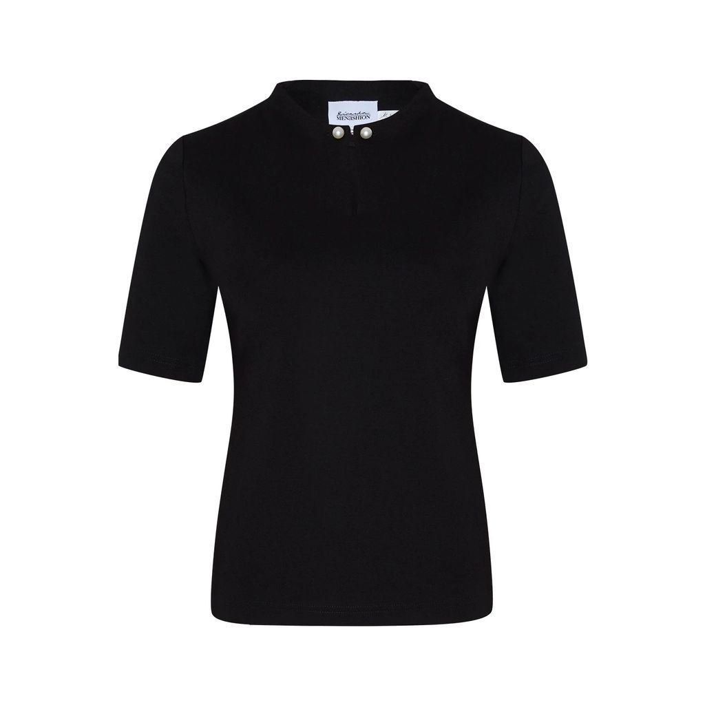 Menashion - Pearl Shirt No. 407 Black