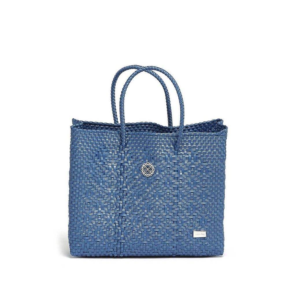 Lolas Bag - Small Denim Blue Tote Bag